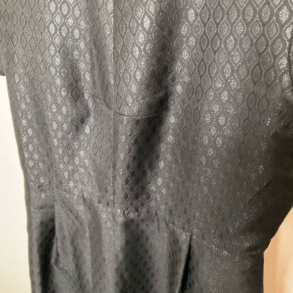 Madewell Brocade Fitted Cap Sleeve Dress - Picture 5 of 6